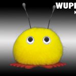 gul wuppie med antenner - sød og lige til at gemme - ide reklame