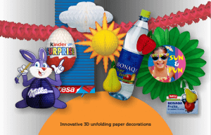 Kombiner 3D dekorationer og få opmærksomhed og flere kunder - Ide reklame